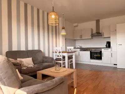 Küche/Küchenzeile in der Unterkunft Kleine Brise Apartment 5