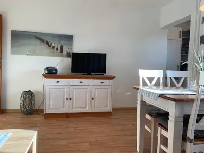 TV/Unterhaltungsangebot in der Unterkunft Kleine Brise Apartment 6