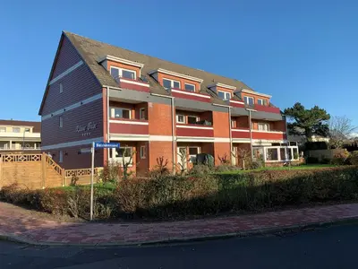 Das Gebäude in dem sich die Ferienwohnung befindet