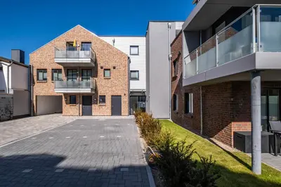 Das Gebäude in dem sich die Ferienwohnung befindet