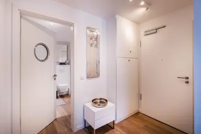 Ein Badezimmer in der Unterkunft Haus Hummerklippe Kleine Freiheit Apartment 2