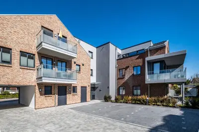 Das Gebäude in dem sich die Ferienwohnung befindet