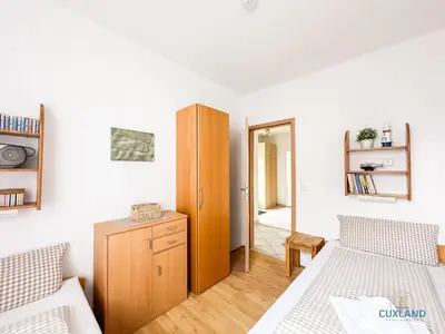 Ein Bett oder Betten in einem Zimmer der Unterkunft Ferienwohnung Seerose