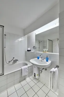 Ein Badezimmer in der Unterkunft Hohe Worth - 211
