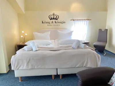 Ein Bett oder Betten in einem Zimmer der Unterkunft Haus Westerstraße Westerstr 16 Wohnung 1