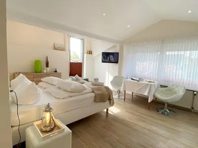 TV/Unterhaltungsangebot in der Unterkunft Haus Westerstraße Westerstr 16 Wohnung 2