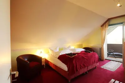 Ein Bett oder Betten in einem Zimmer der Unterkunft Haus Övern Diek Wohnung 2