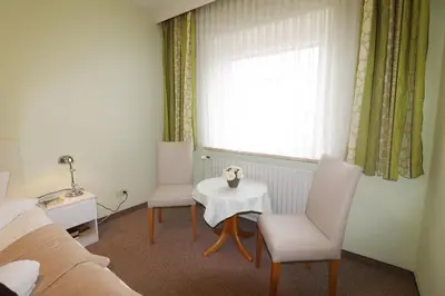 Ein Sitzbereich in der Unterkunft Haus Övern Diek Wohnung 3