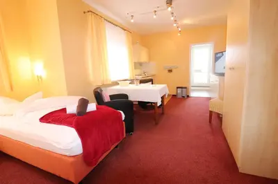 Ein Bett oder Betten in einem Zimmer der Unterkunft Haus Övern Diek Wohnung 1 a