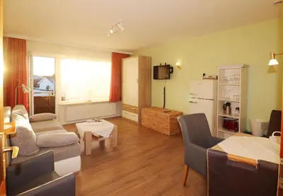 TV/Unterhaltungsangebot in der Unterkunft Haus Laura Wohnung 4