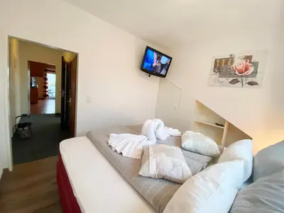 TV/Unterhaltungsangebot in der Unterkunft Haus am Kurpark Wohnung 21