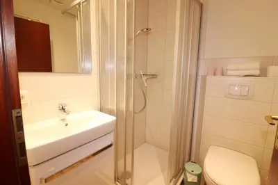 Ein Badezimmer in der Unterkunft Haus Laura Wohnung 3