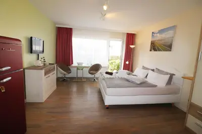 TV/Unterhaltungsangebot in der Unterkunft Haus Laura Wohnung 1