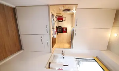 Ein Badezimmer in der Unterkunft Haus Laura Wohnung 1