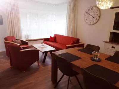 Ein Sitzbereich in der Unterkunft Ferienwohnung Nagel Elke1