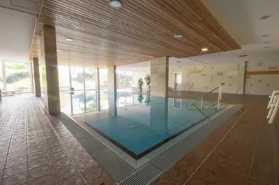 Der Swimmingpool an oder in der Nähe von Apartmenthaus Frauenpreiss Whg 114