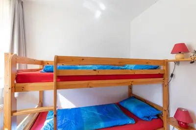 Ein Bett oder Betten in einem Zimmer der Unterkunft Haus Weser, Whg 2