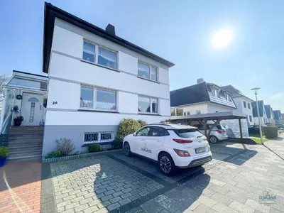 Das Gebäude in dem sich die Ferienwohnung befindet