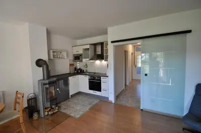 Küche/Küchenzeile in der Unterkunft Ferienhaus Strandperle