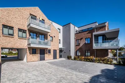 Das Gebäude in dem sich die Ferienwohnung befindet