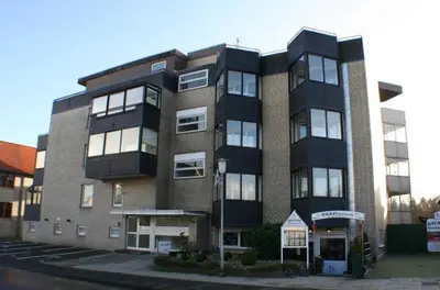 Das Gebäude in dem sich die Ferienwohnung befindet