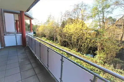 Ein Balkon oder eine Terrasse in der Unterkunft Residenz Villa am Strand