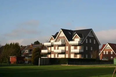 Das Gebäude in dem sich die Ferienwohnung befindet