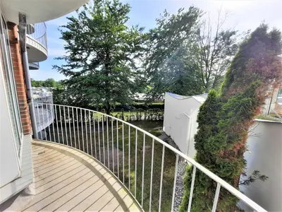 Ein Balkon oder eine Terrasse in der Unterkunft Residenz Hohe Worth