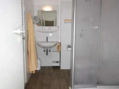 Ein Badezimmer in der Unterkunft Residenz Knechtsand 3