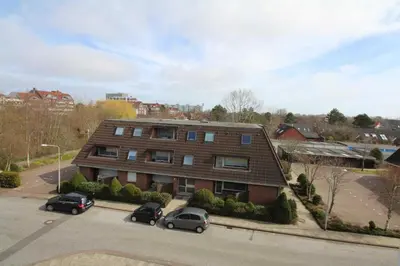 Das Gebäude in dem sich die Ferienwohnung befindet