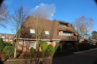 Das Gebäude in dem sich die Ferienwohnung befindet