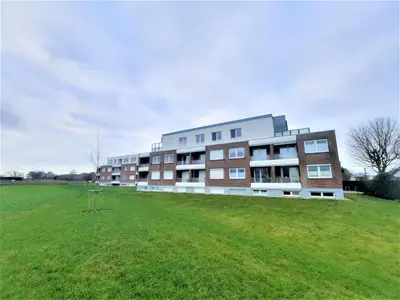 Das Gebäude in dem sich die Ferienwohnung befindet