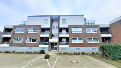 Das Gebäude in dem sich die Ferienwohnung befindet