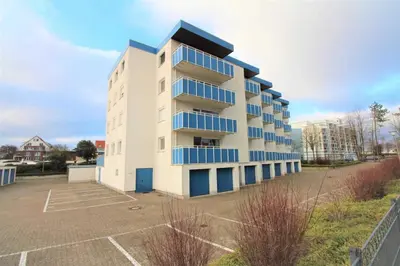 Das Gebäude in dem sich die Ferienwohnung befindet