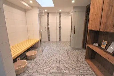 Ein Badezimmer in der Unterkunft Residenz Poseidon