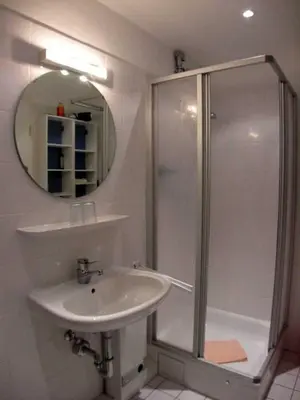 Ein Badezimmer in der Unterkunft Residenz Scharhörn