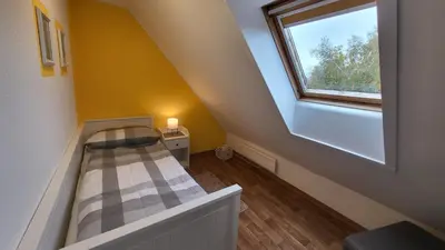 Ein Bett oder Betten in einem Zimmer der Unterkunft Residenz Stranddüne
