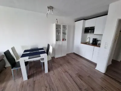 Küche/Küchenzeile in der Unterkunft Frische Brise FeWo 02.09