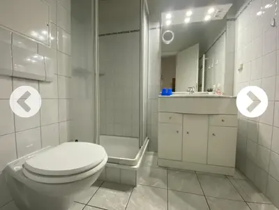 Ein Badezimmer in der Unterkunft Villa Döser Strand Wohnung 5