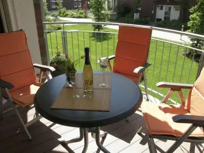 Ein Balkon oder eine Terrasse in der Unterkunft HP Touristik - Residenz Hohe Lith Neu 3 0