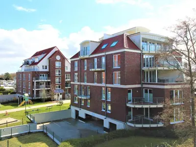 Das Gebäude in dem sich die Ferienwohnung befindet