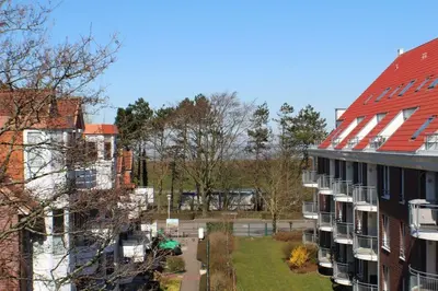 Das Gebäude in dem sich die Ferienwohnung befindet