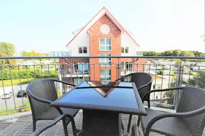 Ein Balkon oder eine Terrasse in der Unterkunft HP Touristik - Residenz Hohe Lith Neu 2 1