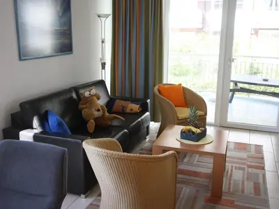 Ein Sitzbereich in der Unterkunft H&P Touristik - Residenz Hohe Lith 10