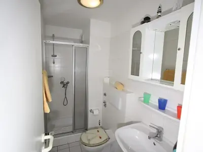 Ein Badezimmer in der Unterkunft Residenz Steinmarne Cuxhaven 2