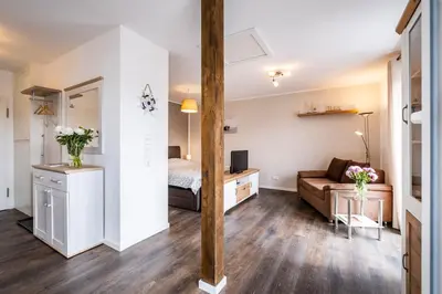 TV/Unterhaltungsangebot in der Unterkunft Haus Küstenstern Wohnung 3