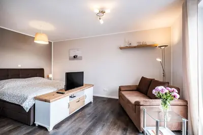Ein Bett oder Betten in einem Zimmer der Unterkunft Haus Küstenstern Wohnung 3