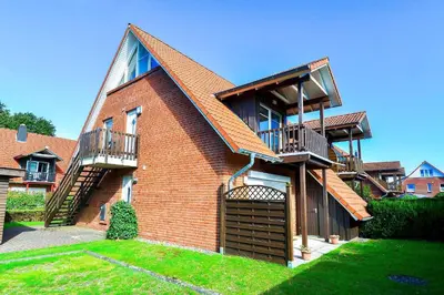 Das Gebäude in dem sich die Ferienwohnung befindet