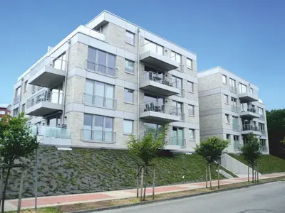 Das Gebäude in dem sich die Ferienwohnung befindet