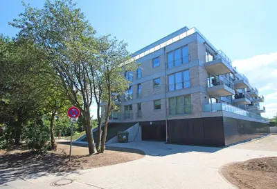 Das Gebäude in dem sich die Ferienwohnung befindet